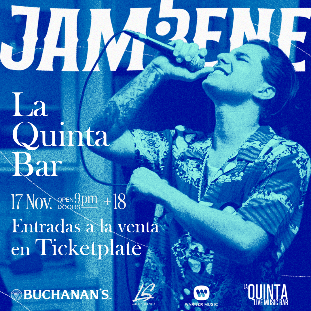 JAMBENE EN CONCIERTO EL 17 DE NOVIEMBRE