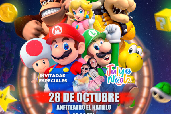 Las “Aventuras en el Reino Champiñón” con Mario Bros y sus amigos llegarán nuevamente a El Anfiteatro El Hatillo