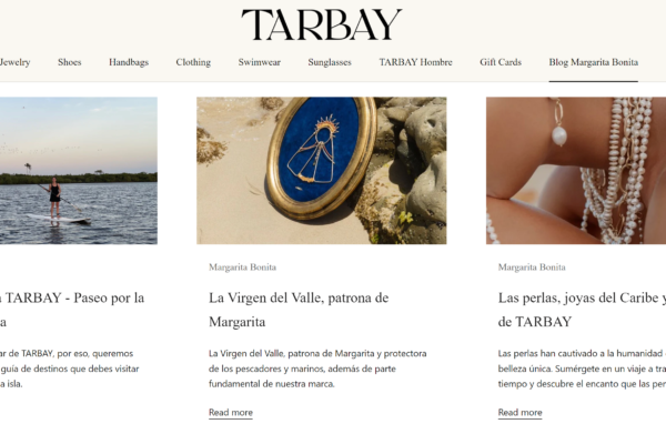 DESCUBRE EL NUEVO BLOG DE TARBAY, «MARGARITA BONITA»