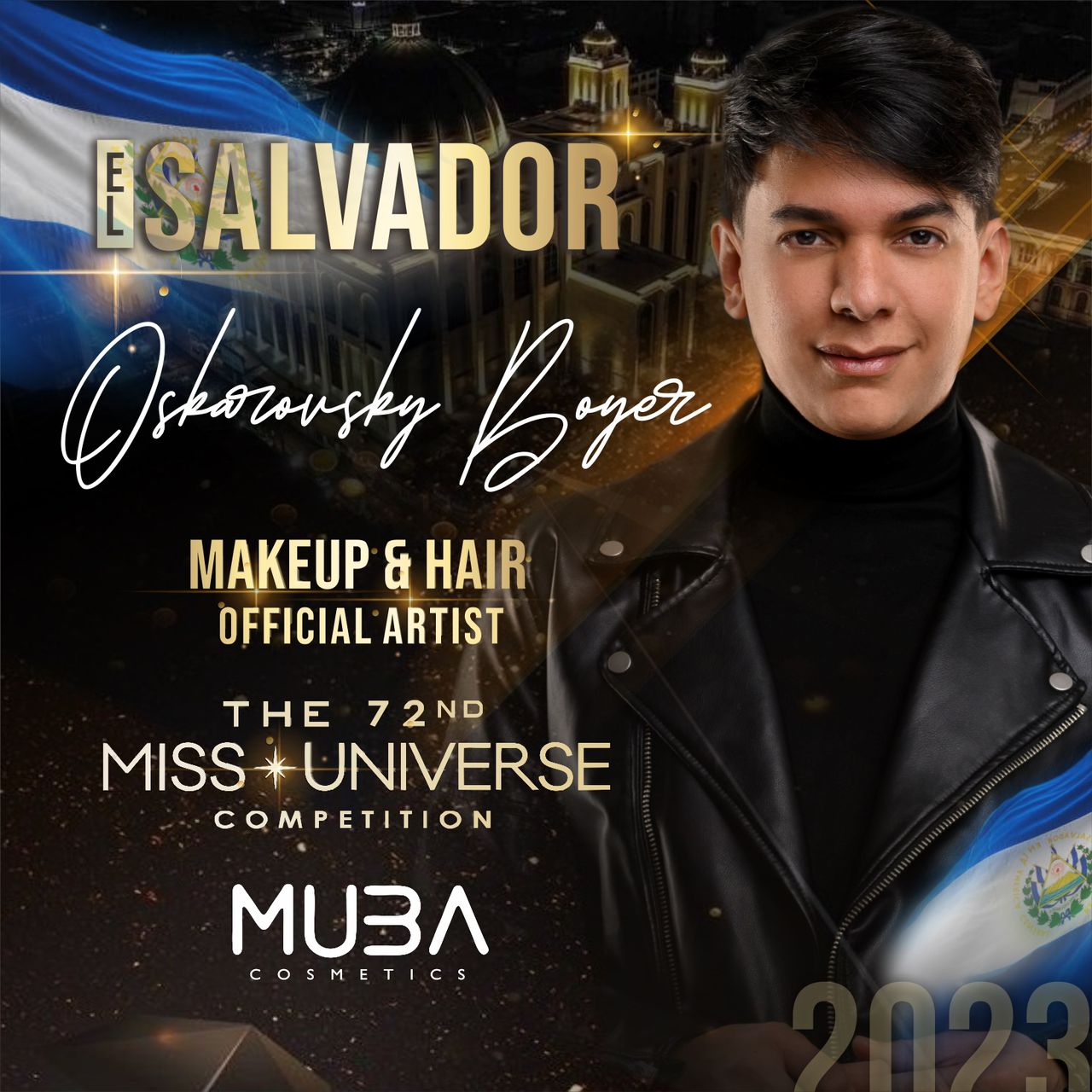 OSKAROVSKY BOYER REPITE EN EL MISS UNIVERSO 2023