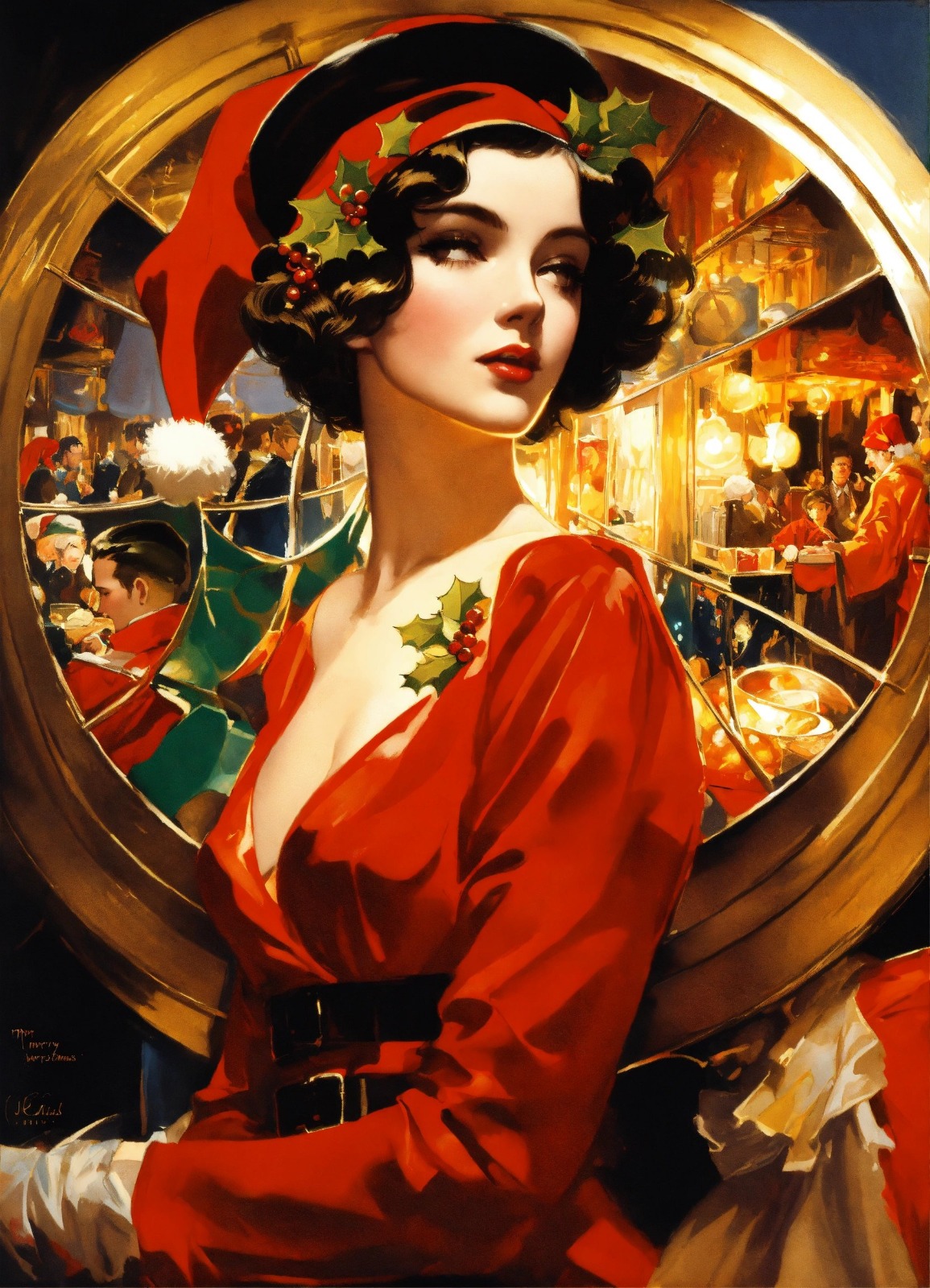 Cuento de Navidad : La Promesa de la Dama de París