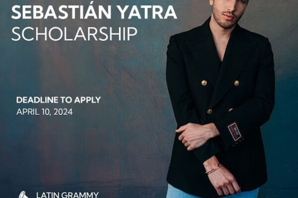 LA FUNDACIÓN CULTURAL LATIN GRAMMY ANUNCIA LA BECA SEBASTIAN YATRA 2024