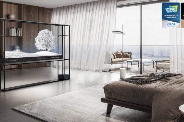 LG presenta SIGNATURE OLED T, el primer televisor transparente e inalámbrico del mundo