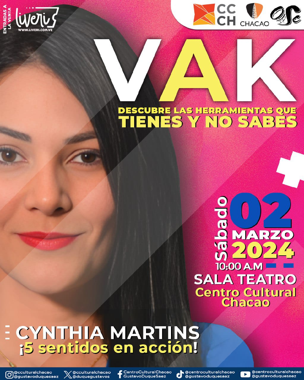 La Experiencia VAK llega a Caracas para activar los 5 sentidos