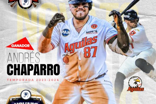ANDRÉS CHAPARRO SE LLEVÓ EL NOVATO DEL AÑO CON UN PUNTO DE VENTAJA SOBRE CARLOS RODRÍGUEZ