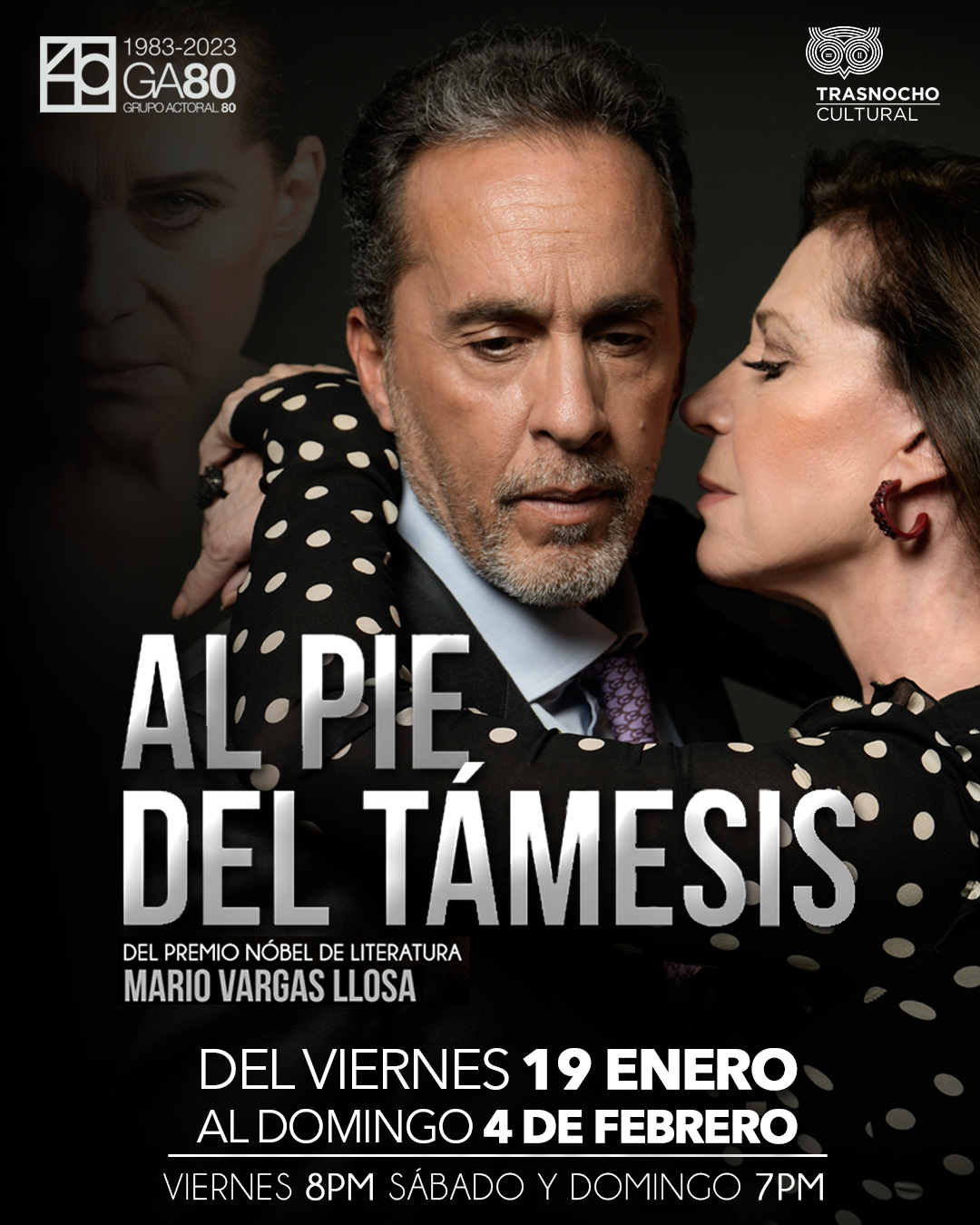 “Al Pie del Támesis” regresa al Teatro Trasnocho con precio promocional en sus entradas y sólo por nueve funciones