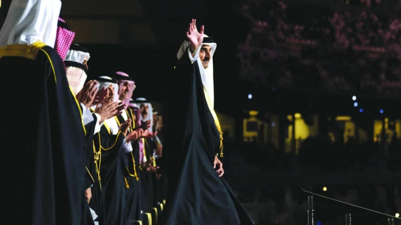 Emir de Qatar preside la ceremonia inaugural de la Copa Asiática AFC