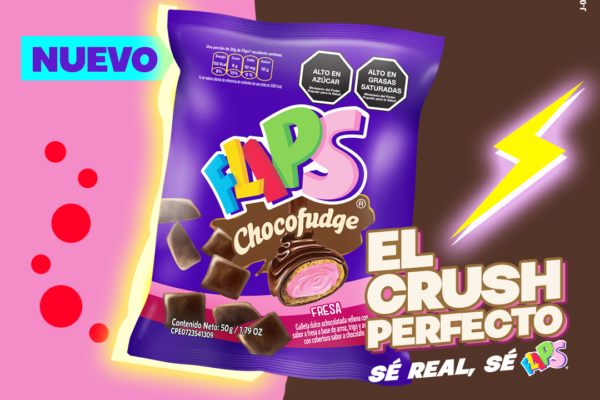 Flips Chocofudge Fresa llega al mercado para ser el crush perfecto de los consumidores
