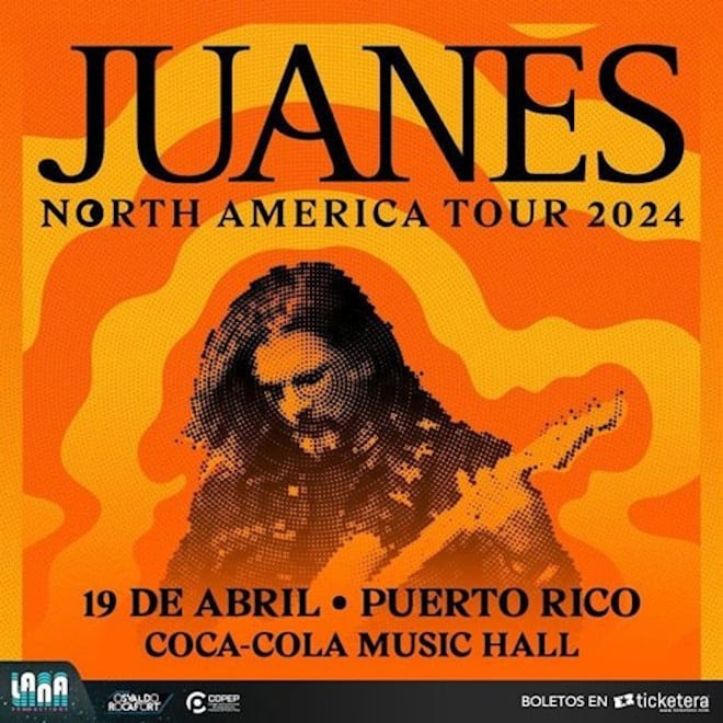 JUANES REGRESA A LA ISLA DEL ENCANTO CON SU EXITOSA GIRA “NORTH AMERICA TOUR 2024”