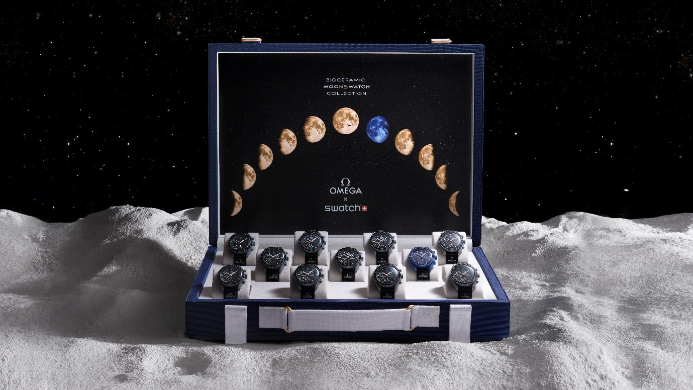 Sotheby’s subasta 11 maletines MoonSwatch que recaudan 534’670 CHF a beneficio de Orbis