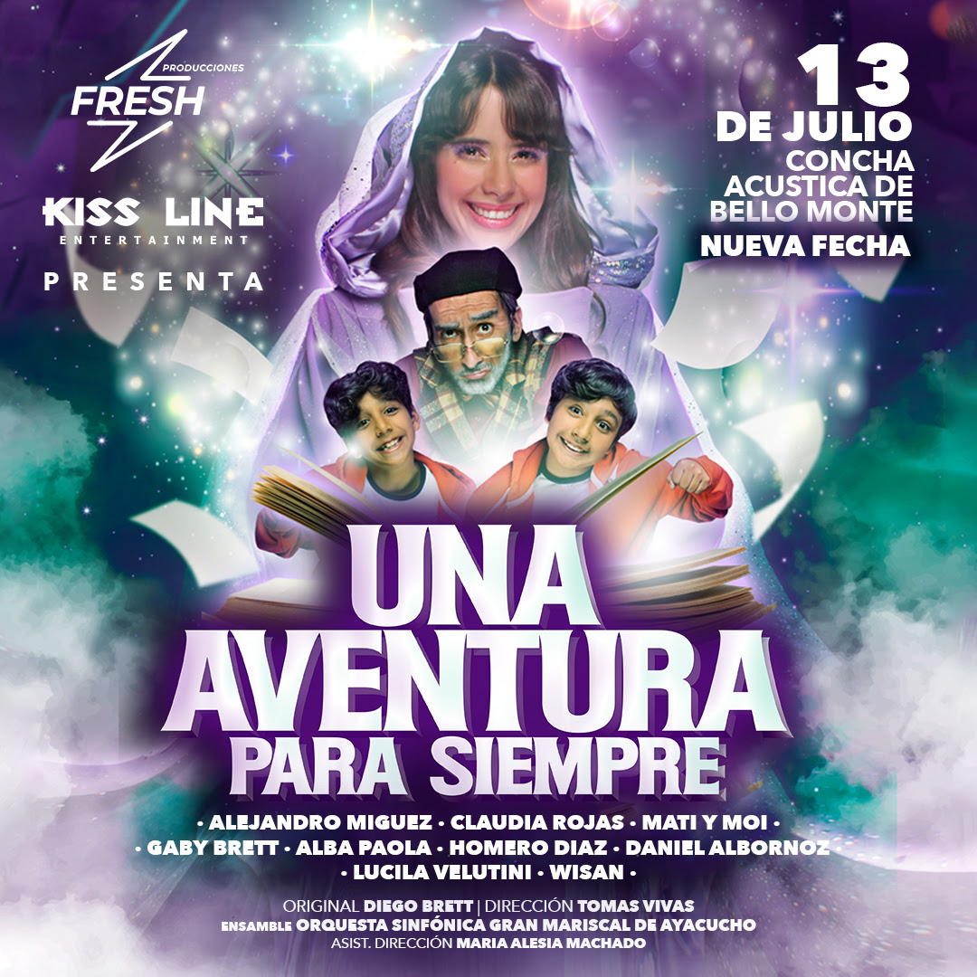 VUELVE «UNA AVENTURA PARA SIEMPRE» A LA CONCHA ACÚSTICA DE BELLO MONTE