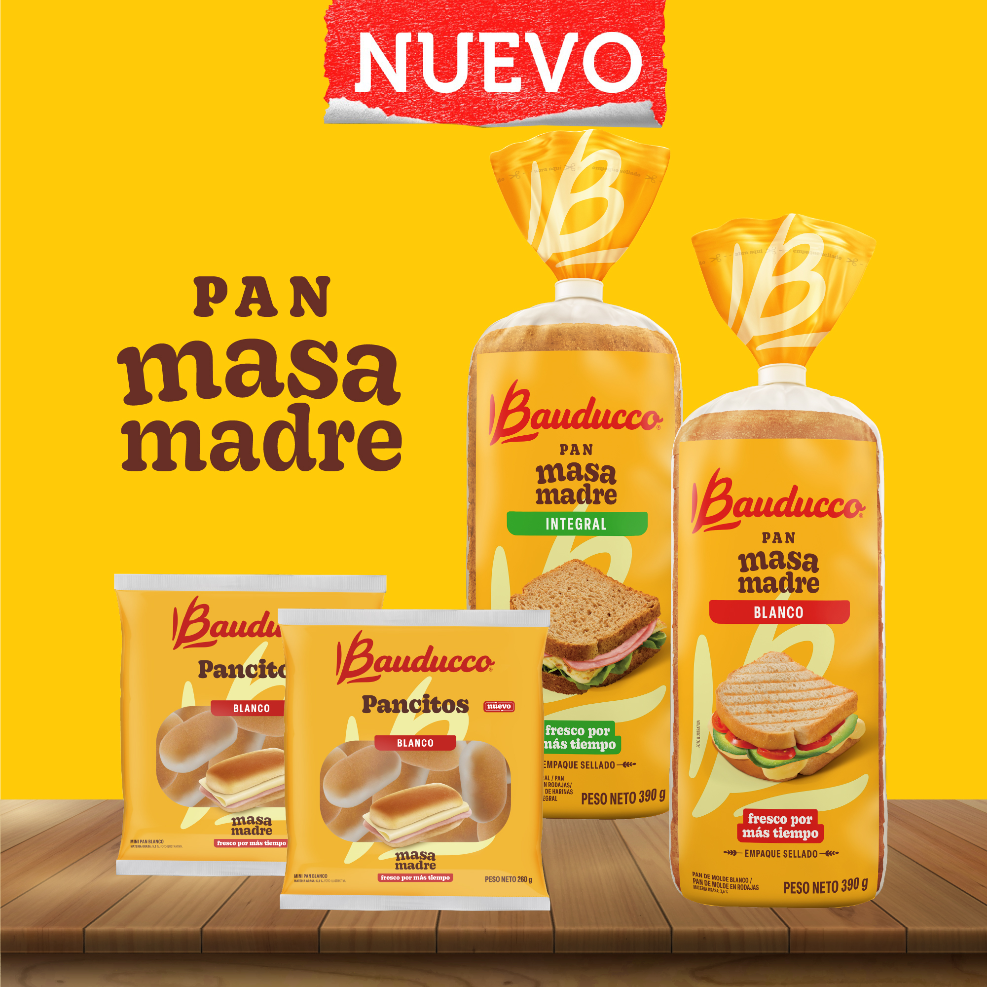 Bauducco presenta en Venezuela su línea de panes de masa madre, ligeros, suaves e ideales para ti