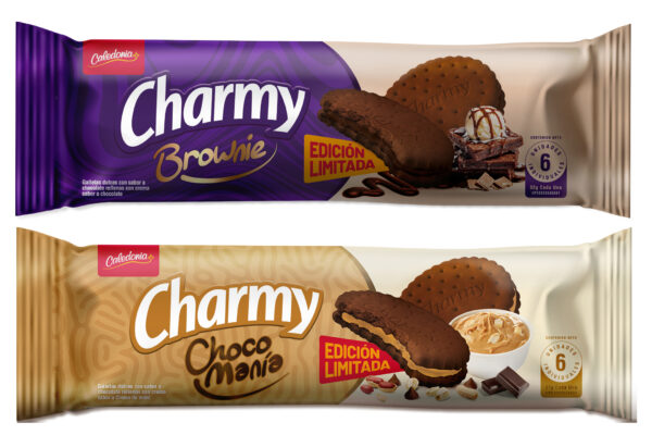 Galletas Caledonia nos trae Charmy Brownie y Charmy Chocomaní