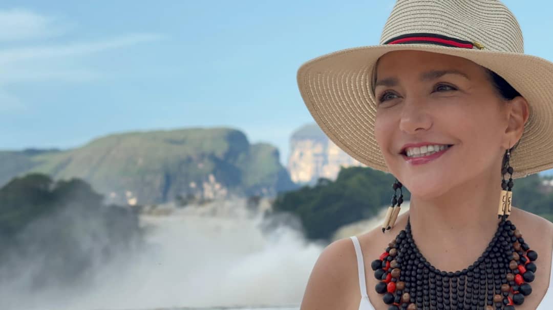 Mary Olga Rodríguez realizó espectacular vídeo del Alma Llanera en Canaima.