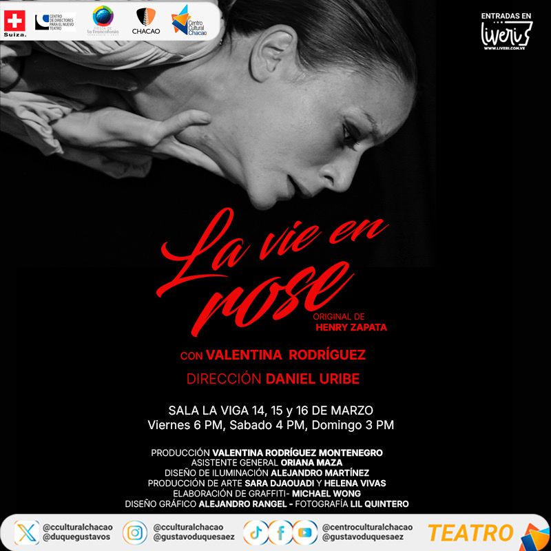 LA VIE EN ROSE llega a La Viga en el Centro Cultural Chacao