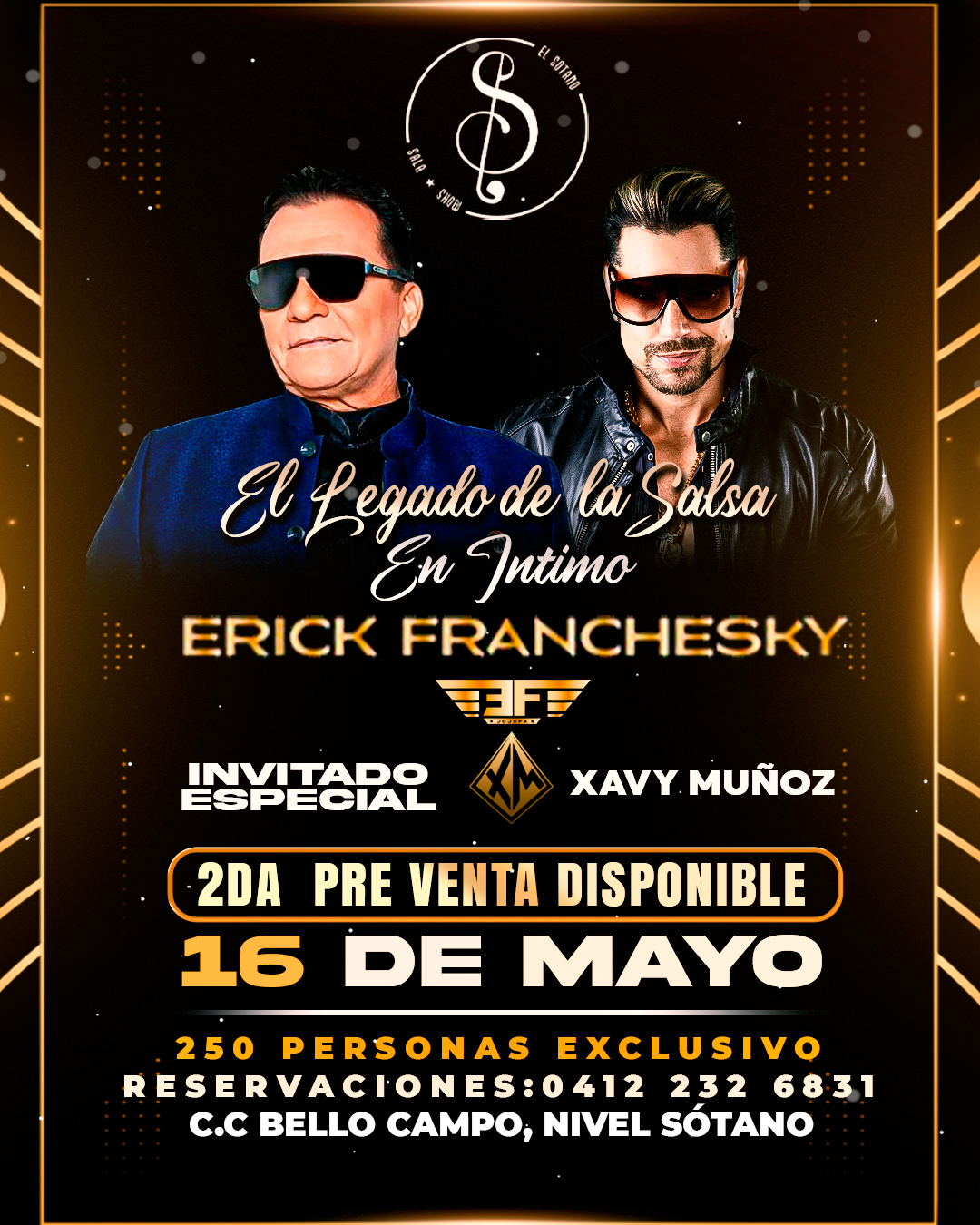 Erick Franchesky presenta «El Legado de la Salsa» en un concierto íntimo en Caracas