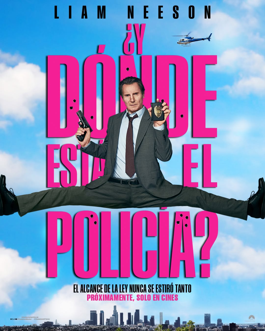 Paramount Pictures presentó hoy el tráiler de ¿Y Dónde Está El Policía?, con Liam Neeson y Pamela Anderson