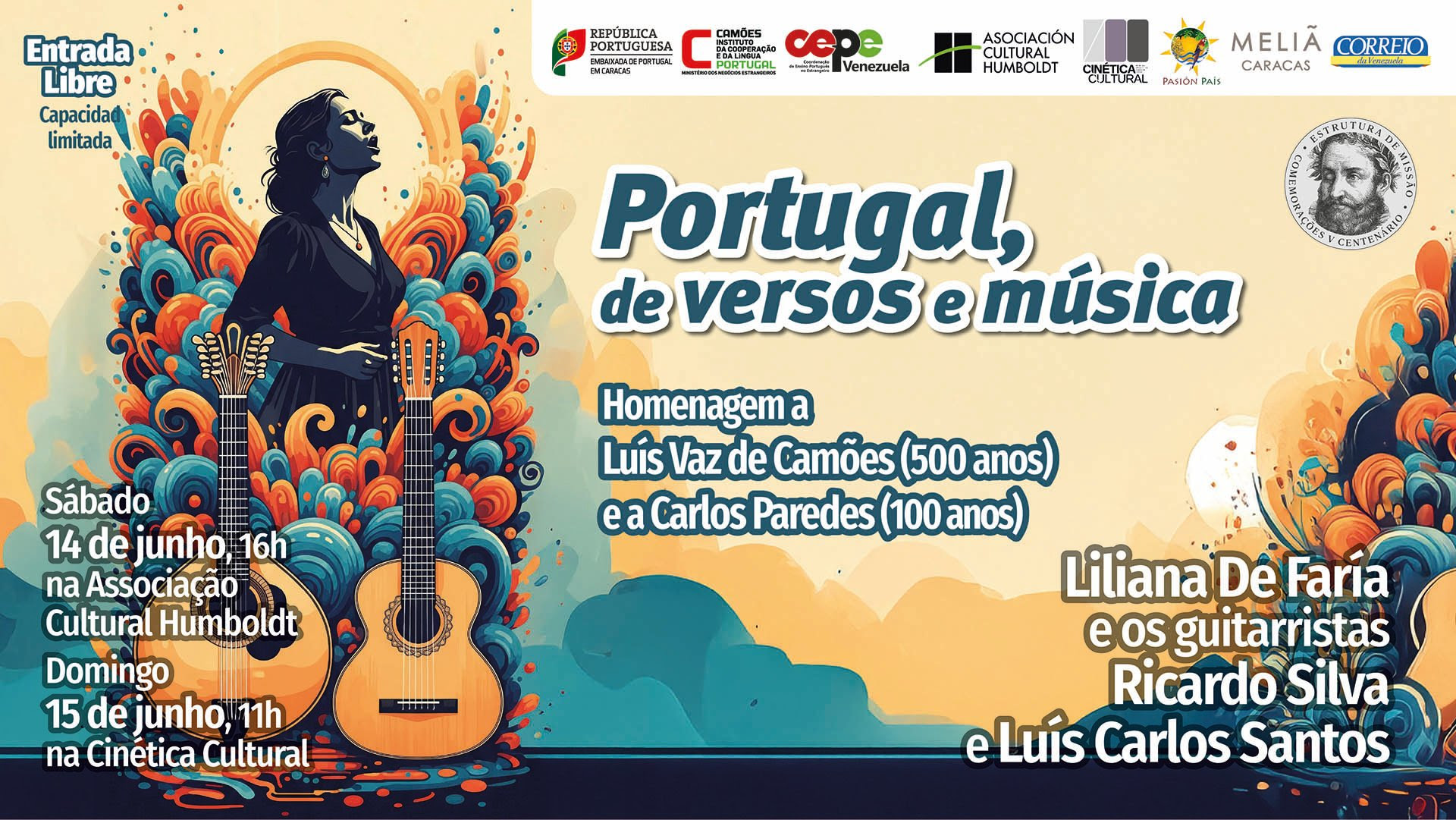 A guitarra portuguesa e o legado de Camões unem a diáspora em Caracas