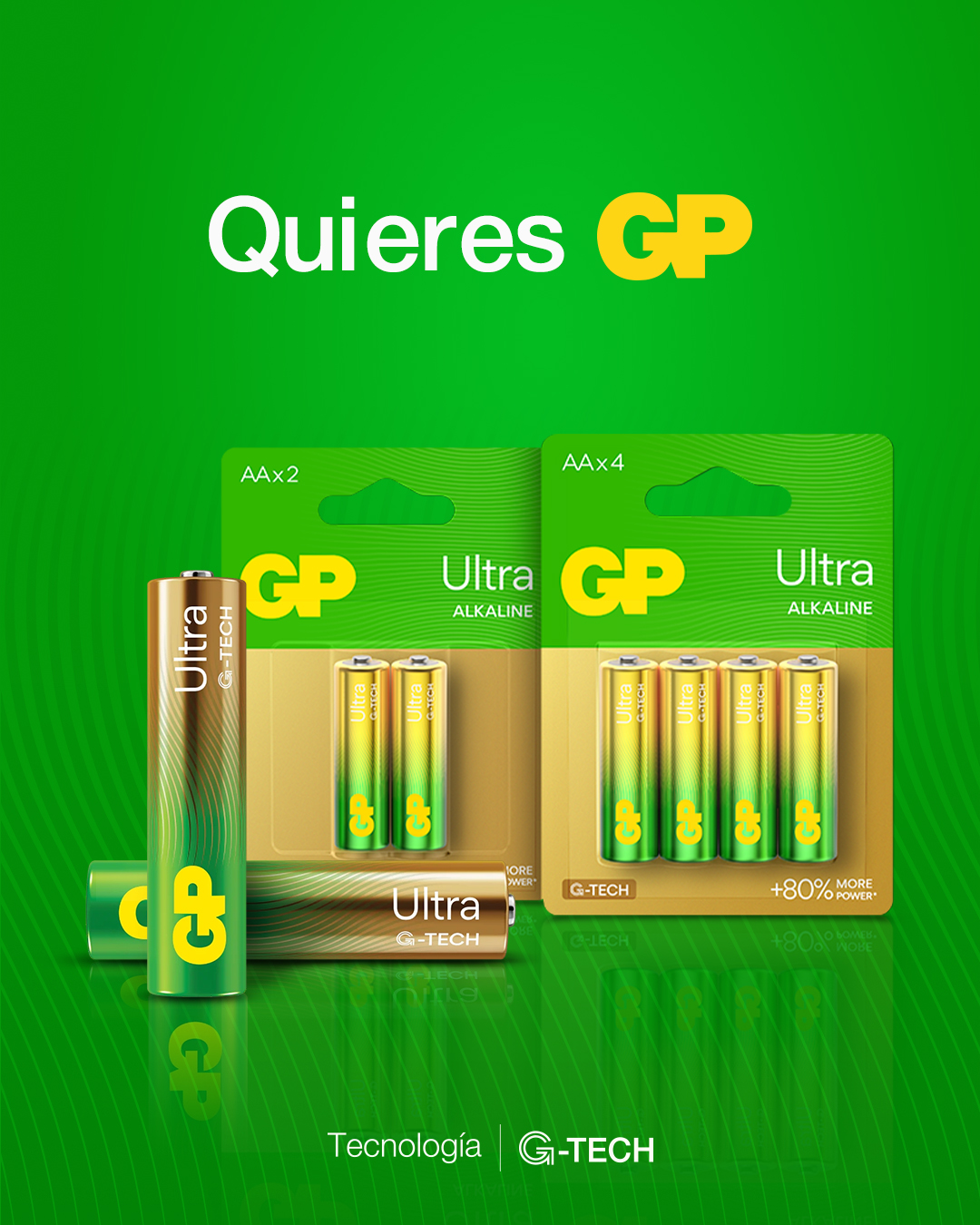 GP Batteries, la energía que te da «Tiempo Extra»