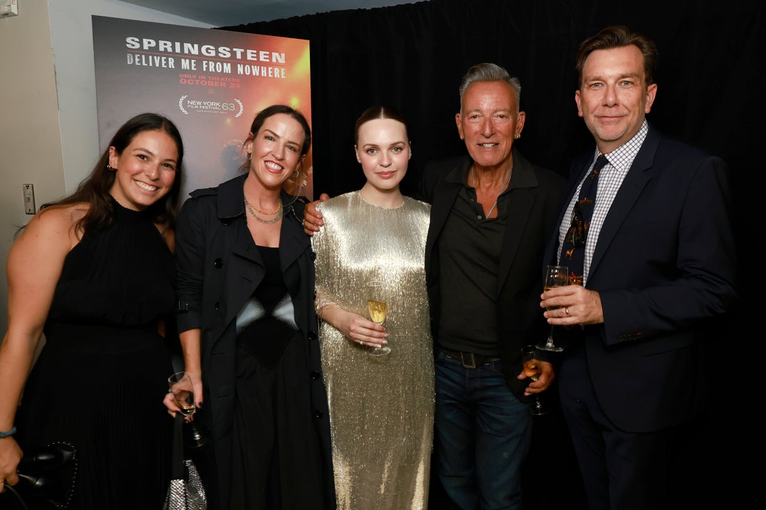 Springsteen y Jeremy Allen White juntos en el Festival de Cine de Nueva York  por el estreno de Springsteen: música de ninguna parte