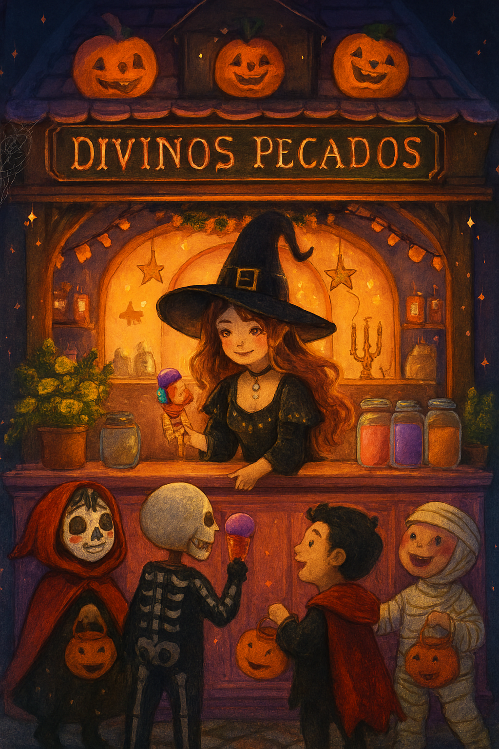 🎃 Divinos Pecados: El hechizo más dulce…Cuento de Halloween
