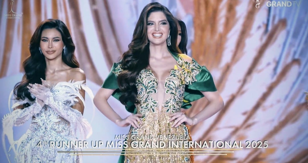 Nariman Batthika ocupa la cuarta posición en la final del Miss Grand Internacional 2025