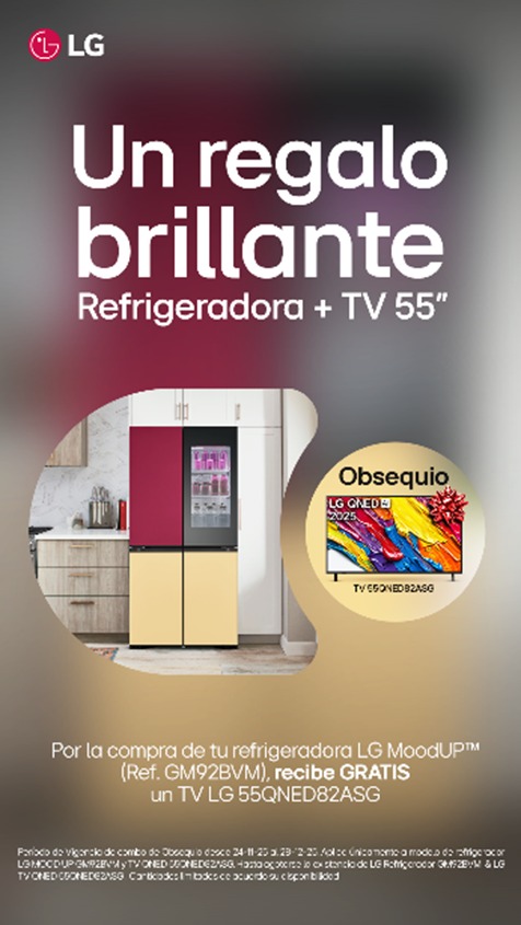 LG CELEBRA LAS FESTIVIDADES CON COMBOS Y REGALOS ESPECIALES POR TIEMPO LIMITADO EXCLUSIVAMENTE PARA VENEZUELA