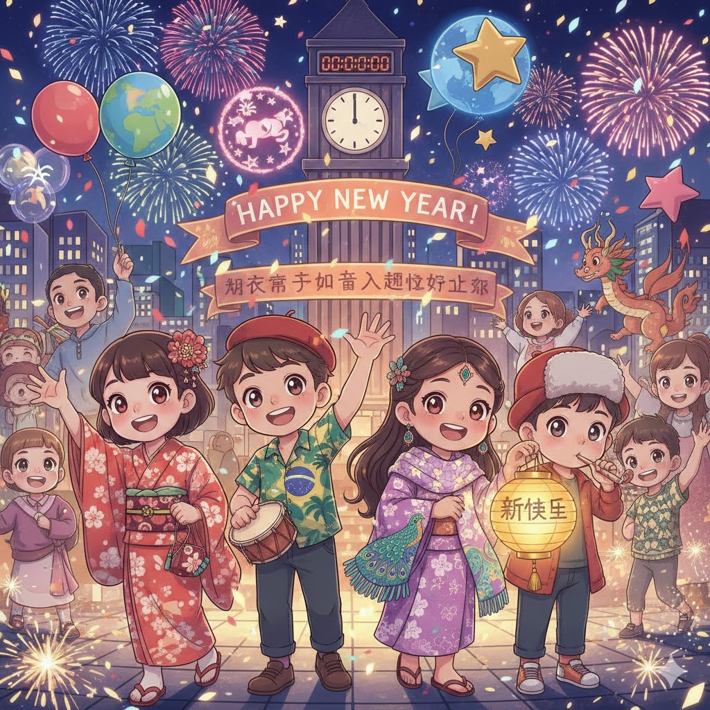 ¡Feliz año nuevo! Happy new year!