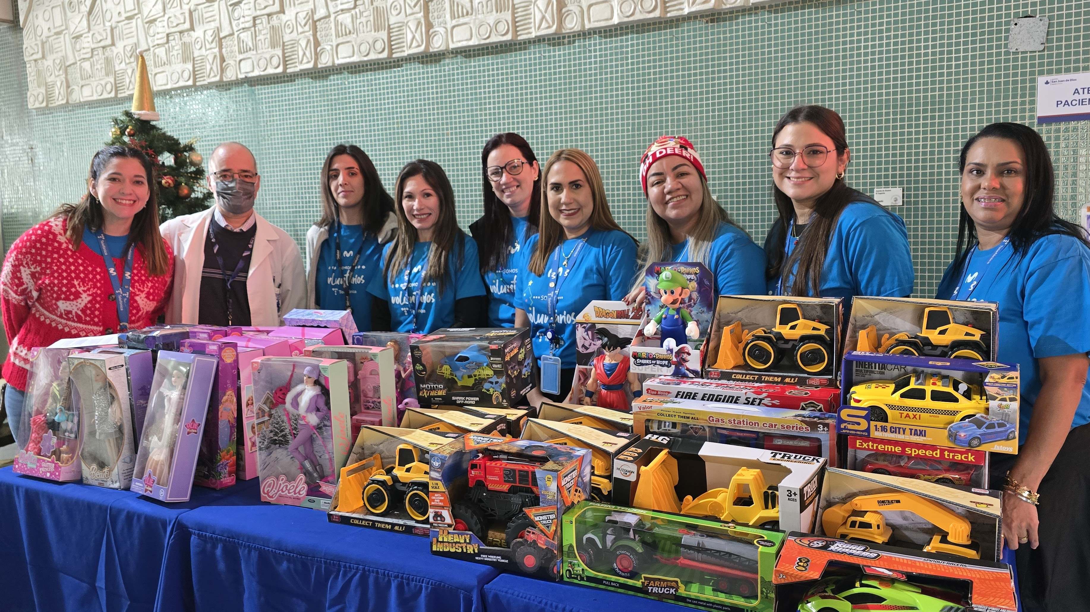 Movistar entregó juguetes en el Hospital San Juan de Dios de Caracas