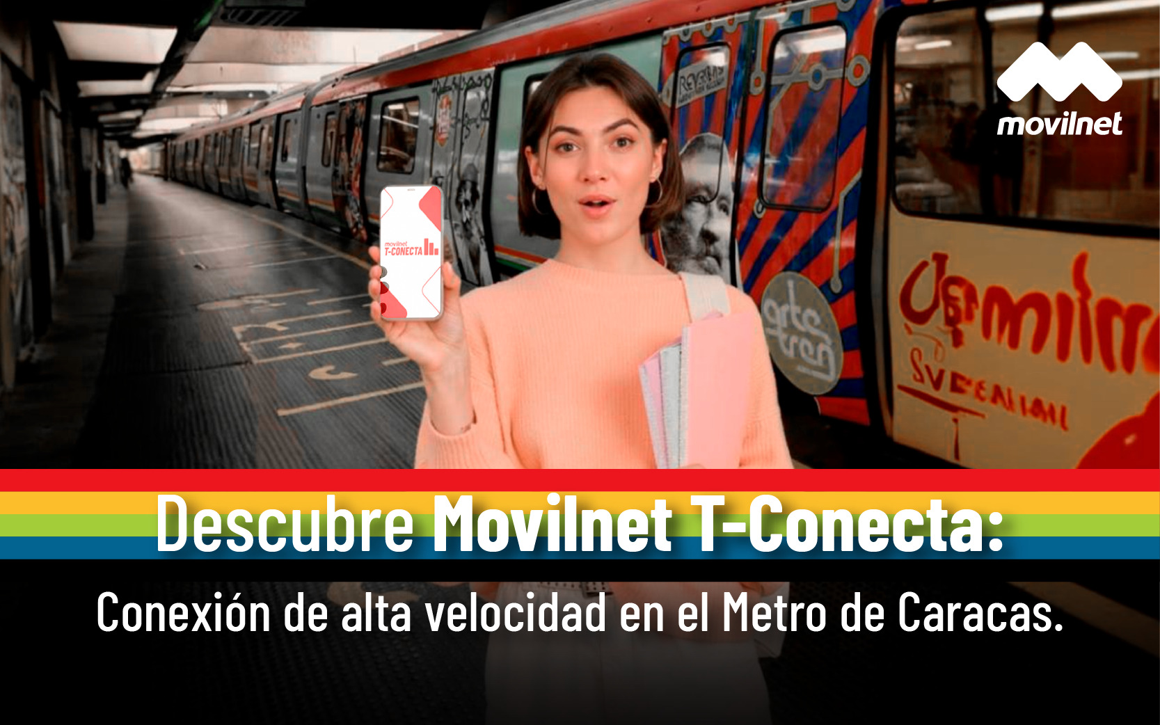 Movilnet T- Conecta dentro del Metro de Caracas