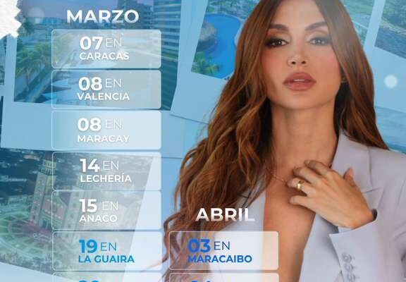 Melany Mille visitará 15 ciudades del país con su tour “Brilla Venezuela 2026”