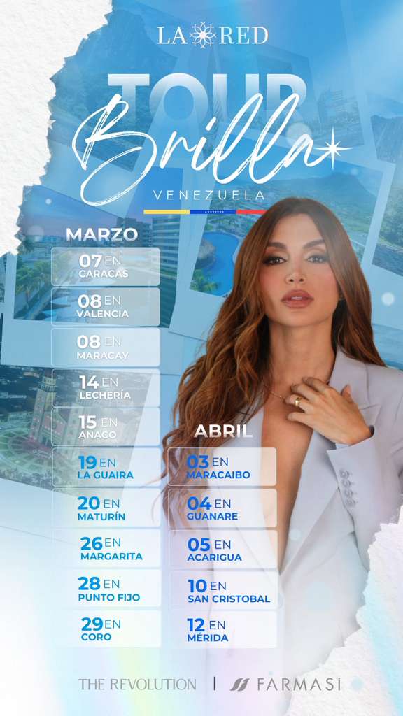 Melany Mille visitará 15 ciudades del país con su tour “Brilla Venezuela 2026”