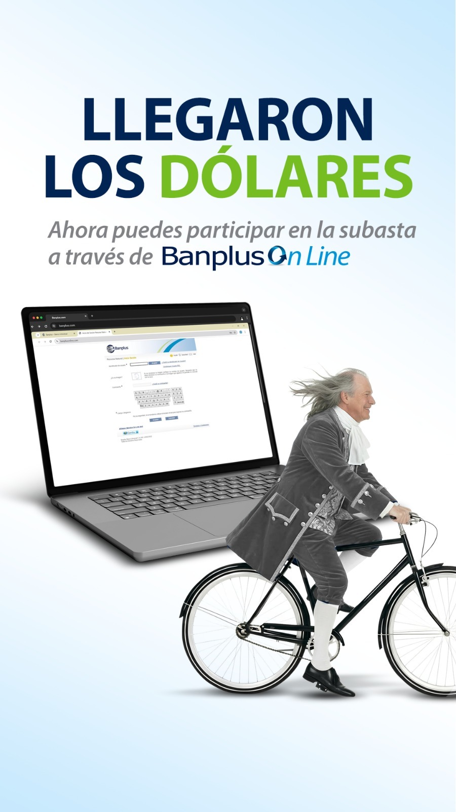 ¡Los dólares llegaron a Banplus!
