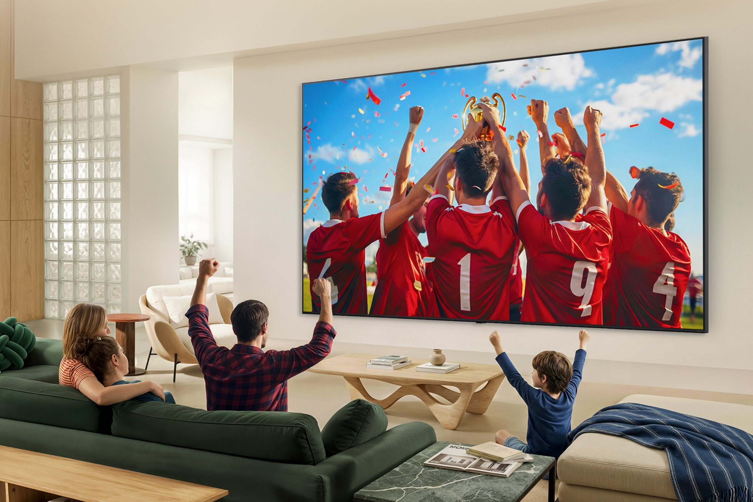 ¡LA FIESTA DEL FÚTBOL SE VIVE EN CASA CON  LG QNED73, DISEÑADA PARA UNA EXPERIENCIA INMERSIVA!