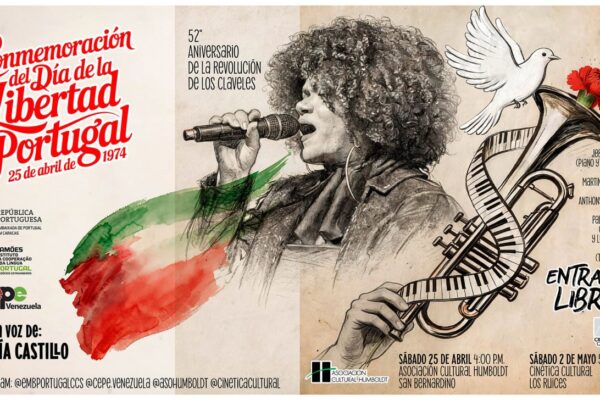 Portugal conmemora en Caracas el 52.º aniversario de la Revolución de los Claveles con un homenaje musical