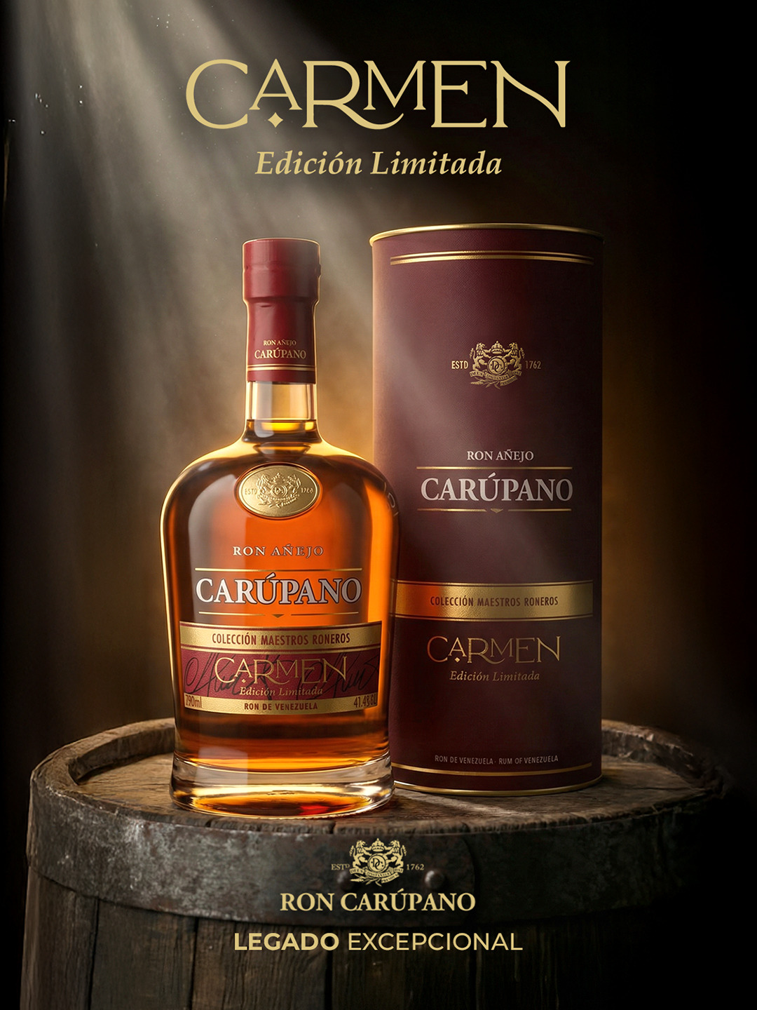 Ron Carúpano presenta “Carmen”: Un tributo líquido al legado de la primera Maestra Ronera de Venezuela