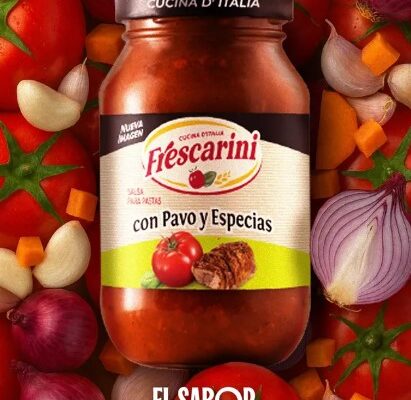 FrescariniTM relanza salsa de pavo y especias, el sabor que no pesa