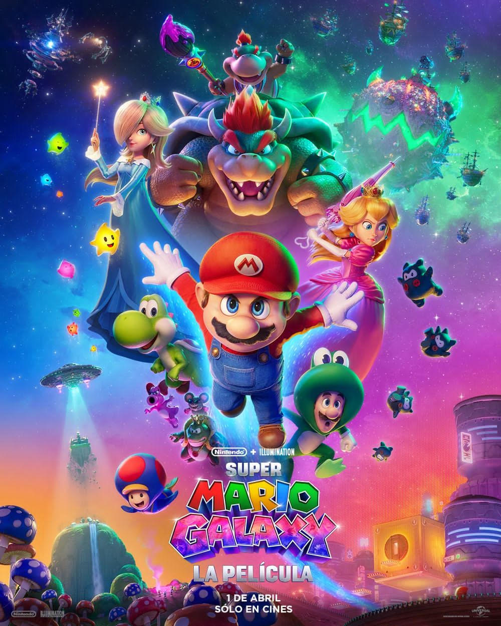 ¡PREPÁRATE PARA EL DESPEGUE! LA AVENTURA MÁS GRANDE DEL UNIVERSO LLEGA POR FIN A CINEX: ¡SUPER MARIO GALAXY YA ESTÁ AQUÍ!