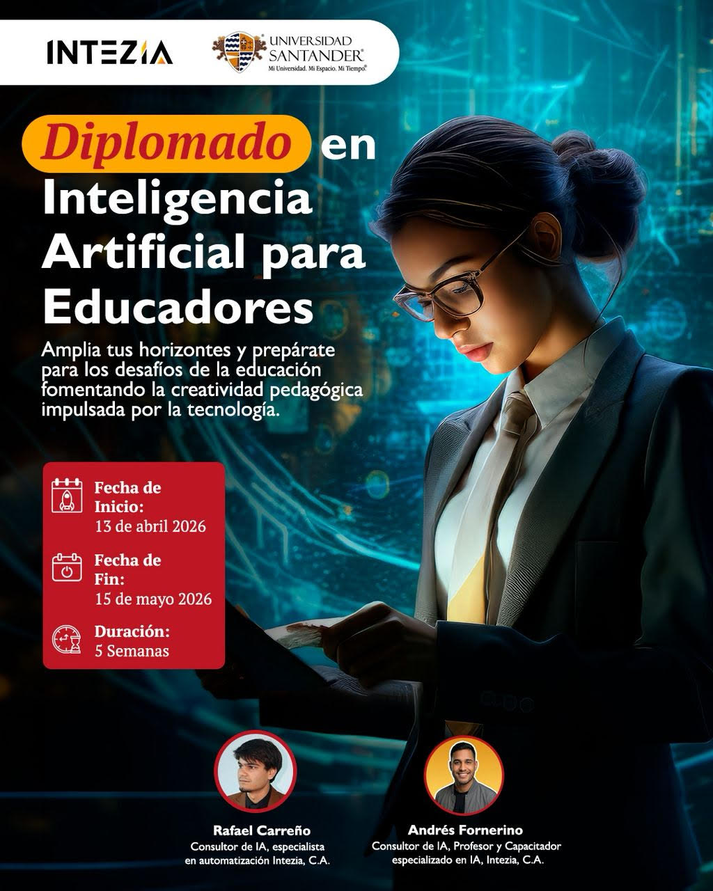 Alianza internacional trae a Venezuela diplomado de vanguardia en Inteligencia Artificial