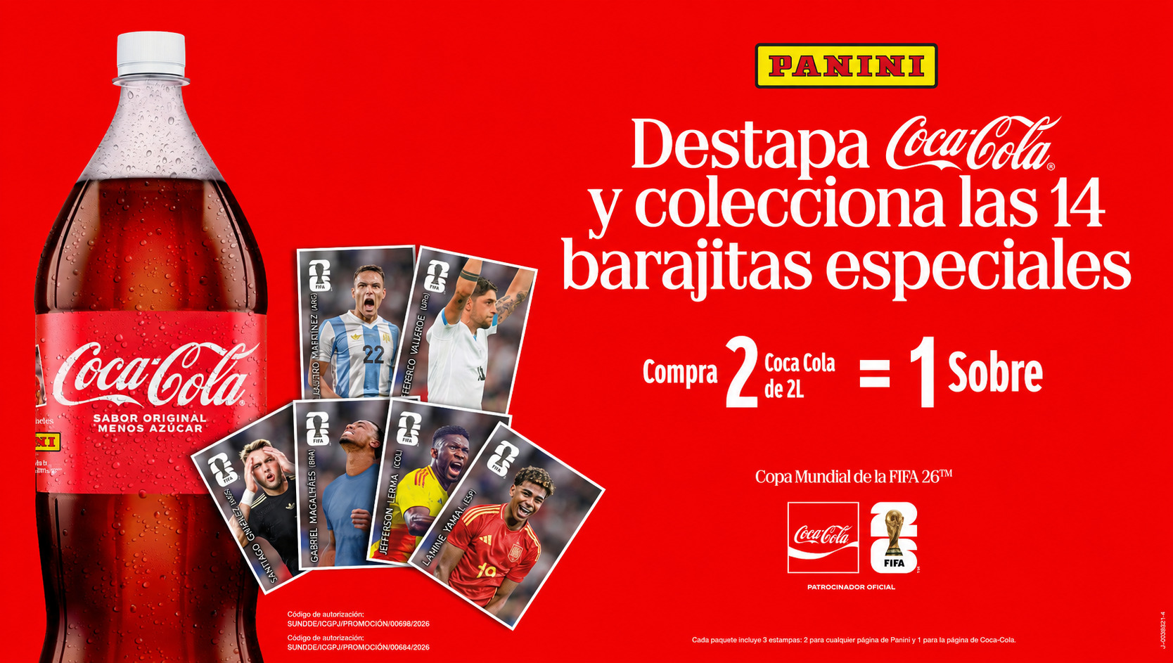 Coca-Cola activa promociones para acercar la emoción del Mundial a los consumidores en Venezuela
