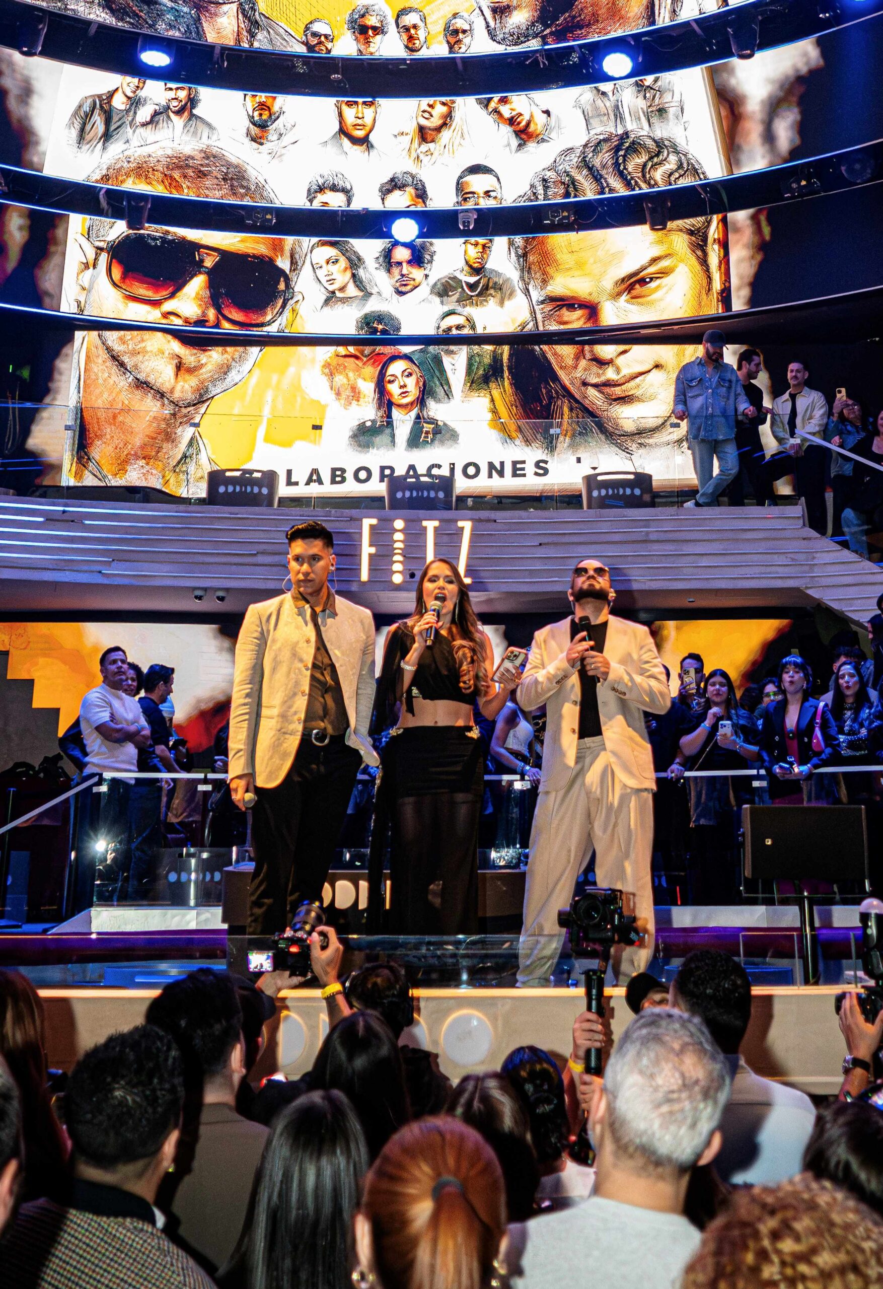 ​El lanzamiento del nuevo disco de Chino y Nacho en Madrid fue animado por la venezolana Luz Kelly