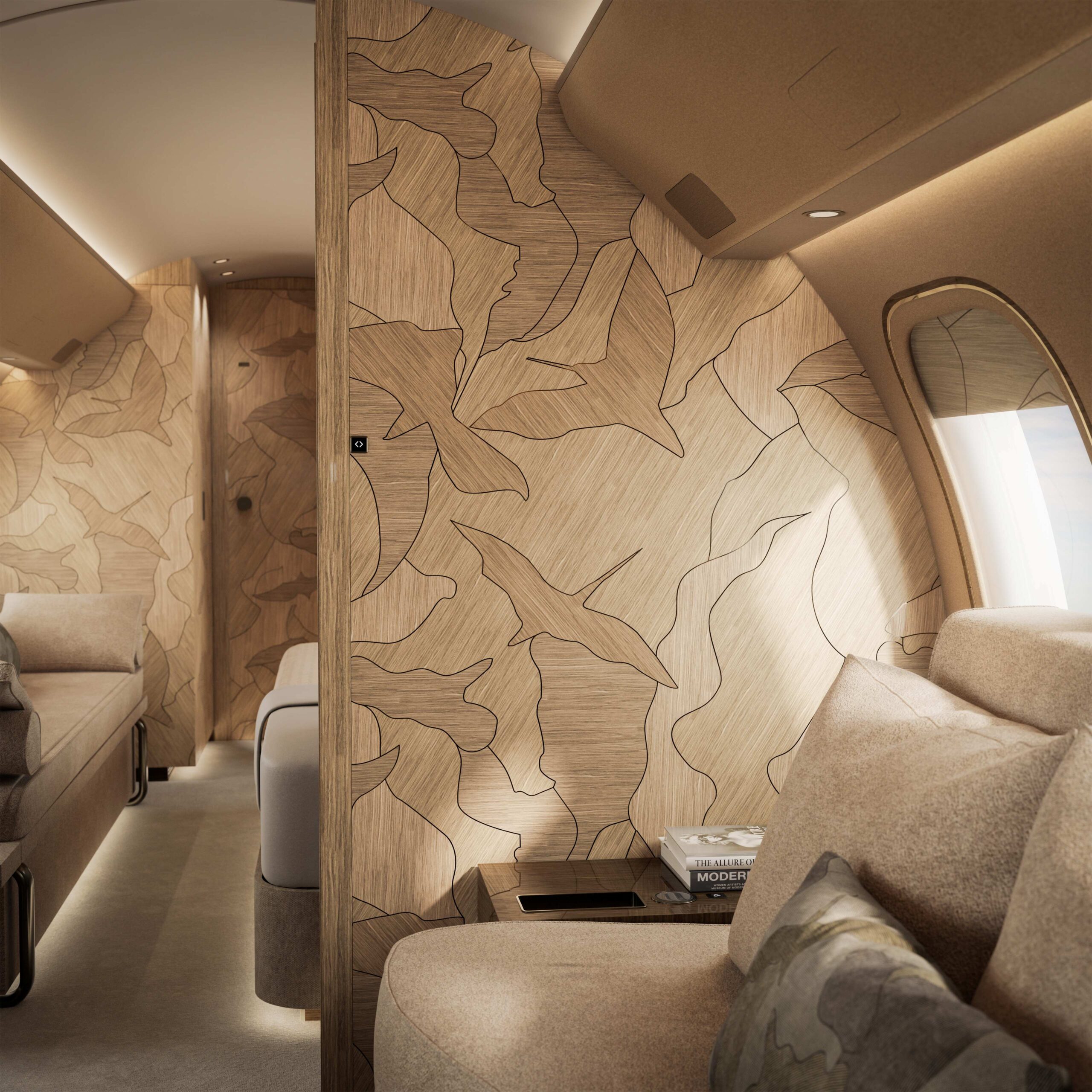 «Alta costura a 50 000 pies: ELIE SAAB y Bombardier reinventan el interior del Global 8000»