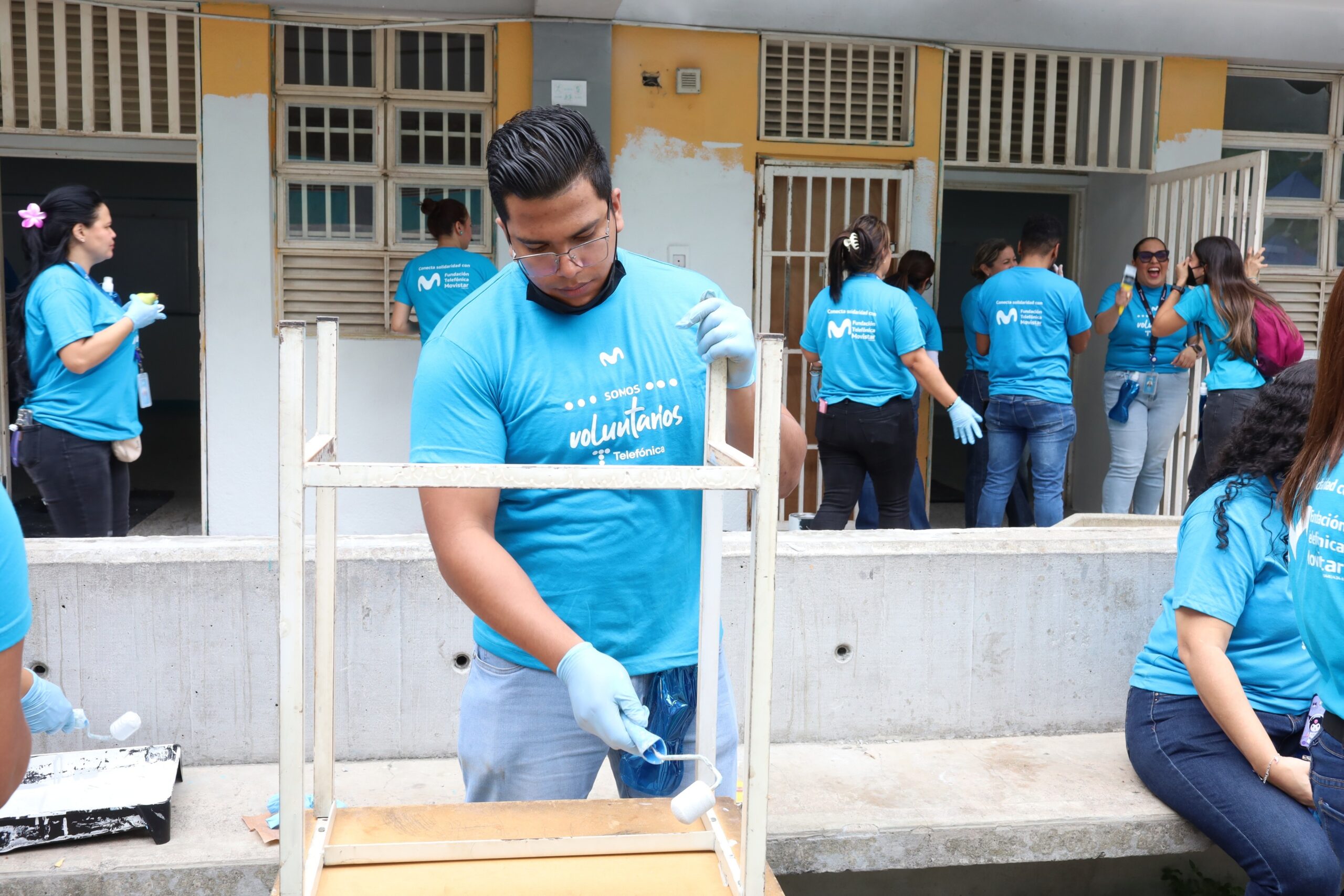 Movistar benefició a más de 2.500 personas en la ruta del Día del Voluntariado