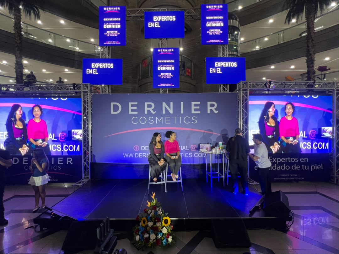Dernier Cosmetics llena centros comerciales con aulas magistrales sobre salud de la piel