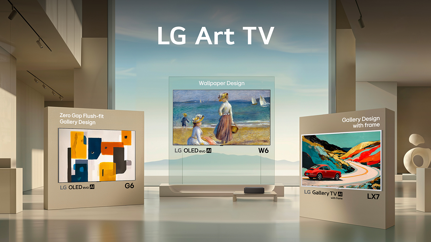 LG ELECTRONICS LANZA SU LÍNEA DE TELEVISORES ART TV DONDE EL DISEÑO DEFINE CÓMO EL ARTE VIVE EN LOS ESPACIOS