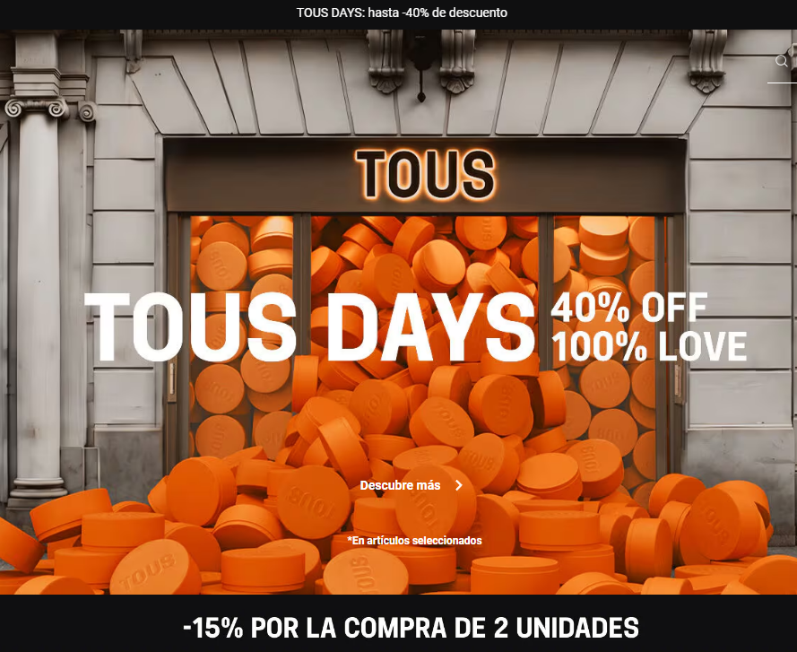 Tous abre las puertas del verano con grandes y exclusivos descuentos