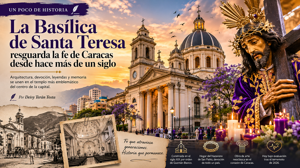 La Basílica de Santa Teresa resguarda la fe de Caracas desde hace más de un siglo