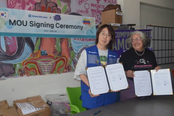 Share the Love y Tinta Violeta firman alianza para apoyar a comunidades afectadas por el terremoto en Venezuela
