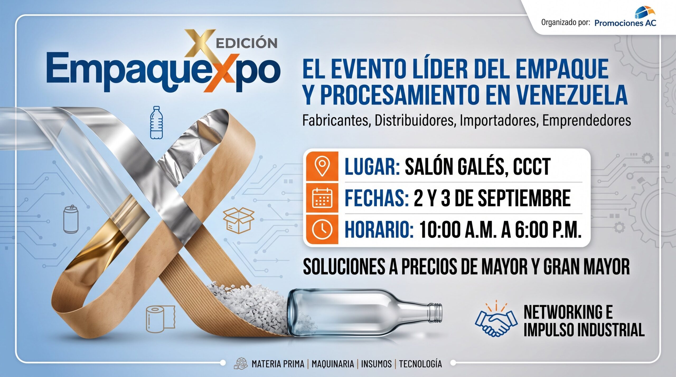 Empaquexpo celebra su décima edición en Caracas como el punto de encuentro clave para la industria del empaque