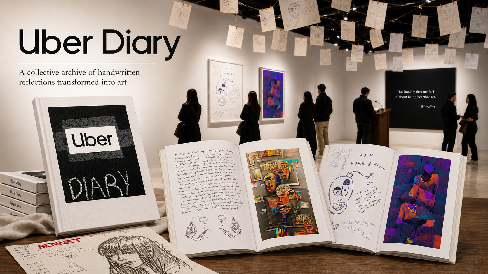 THE UBER DIARY TRANSFORMA LAS VERDADES  MANUSCRITAS DE DESCONOCIDOS EN UN LIBRO DE CONCIENCIA